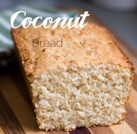 coconut bread loaf