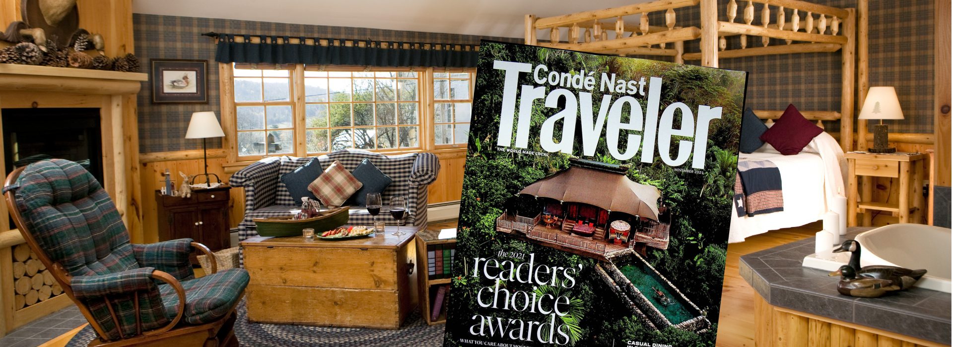 Conde Nast magazine cover November 2021 issue featuring Readers Choice Awards
