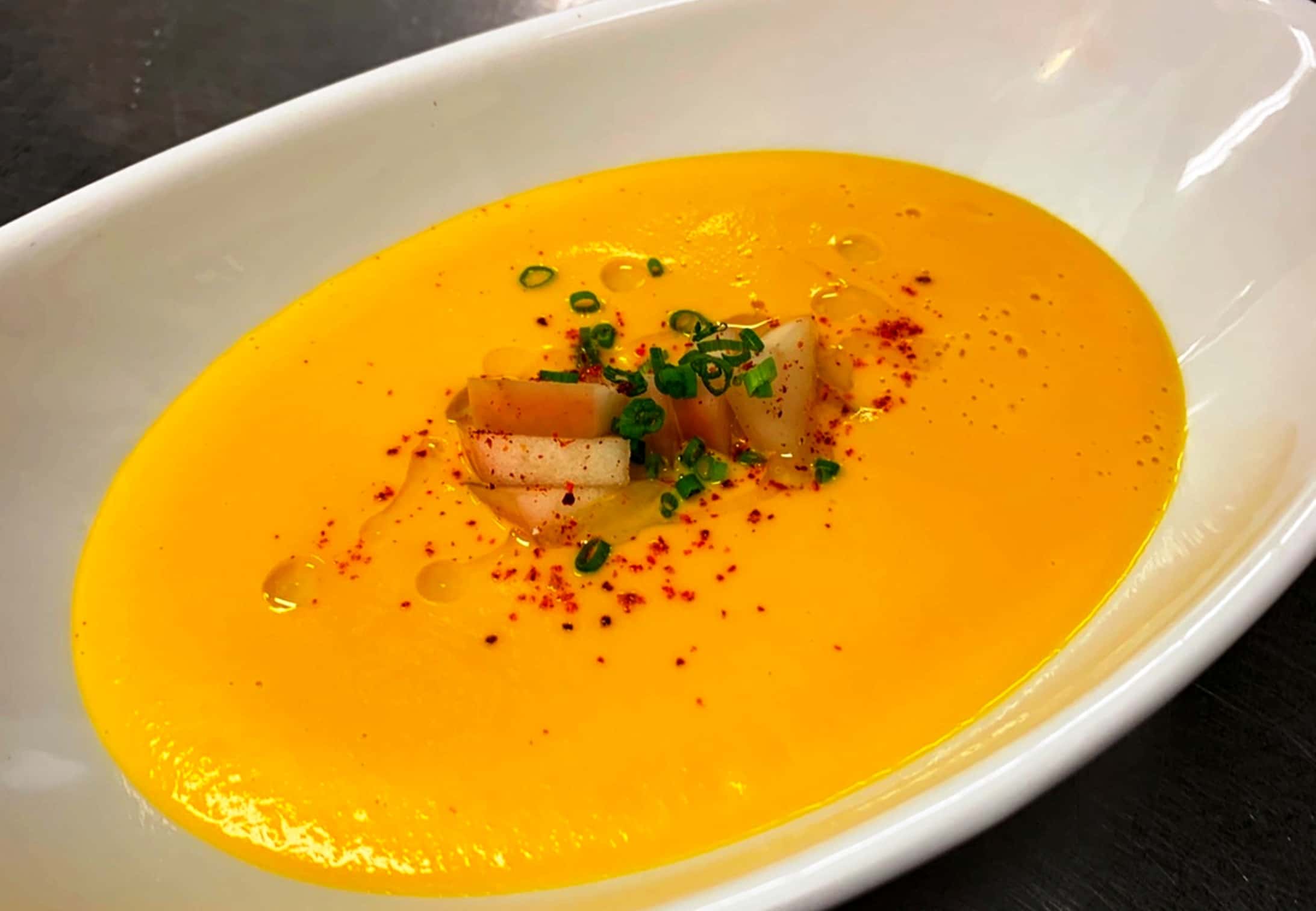 Carrot Ginger Soup Recipe from the Rabbit Hill Inn Kitchen
