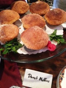 donut muffin on Rabbit Hill Inn breakfast buffet