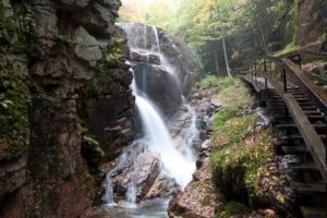 Flume Gorge waterfalls NH