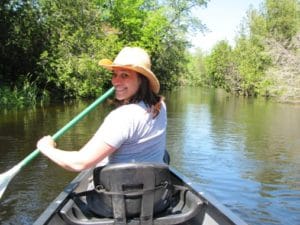 Kayak on Clyde River Vermont