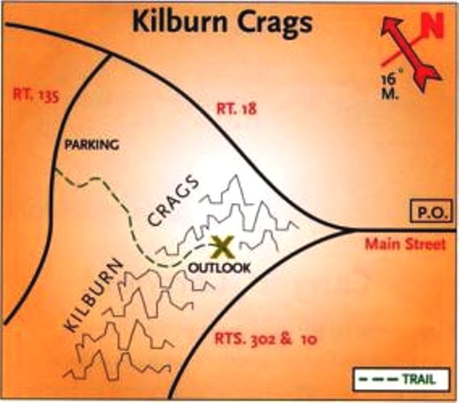 Kilburn Crags Trail. North country hike trails Littleton New Hampshire. Hike trails near Rabbit Hill Inn