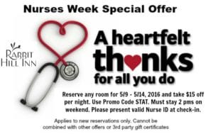 National Nurses Week special discounts and offers