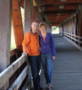 Covered bridge in Littleton New Hampshire