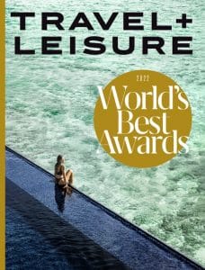 Travel and Leisure magazine August 2022 Worlds Best issue Cover