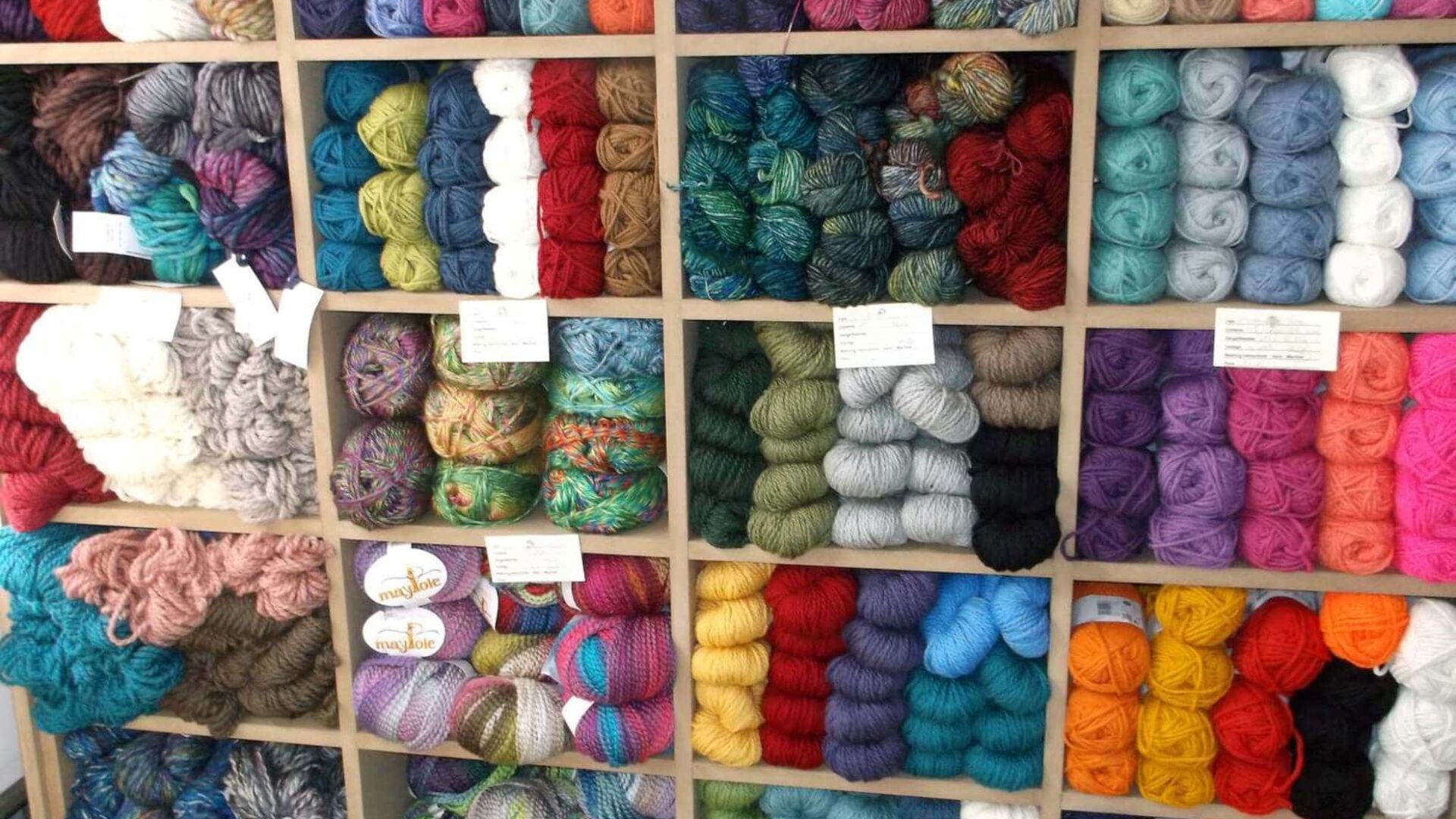 Yarn shops in Vermont