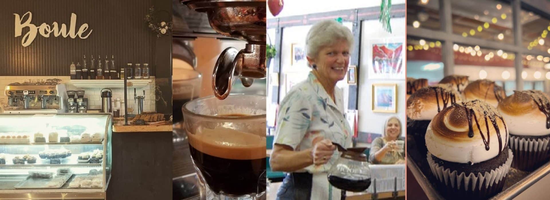 four nearby coffee shops